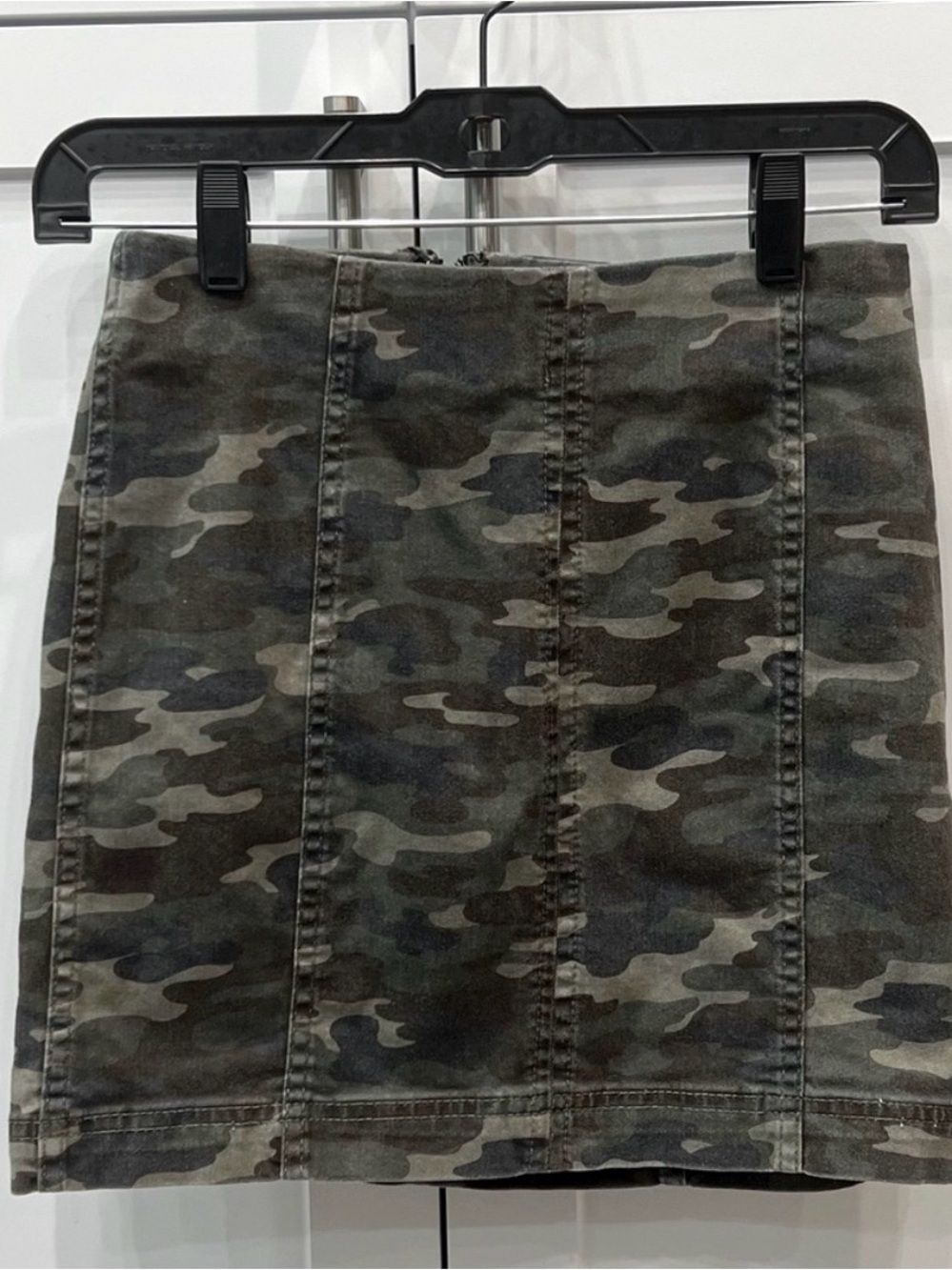 Free People Camo Mini Skirt
